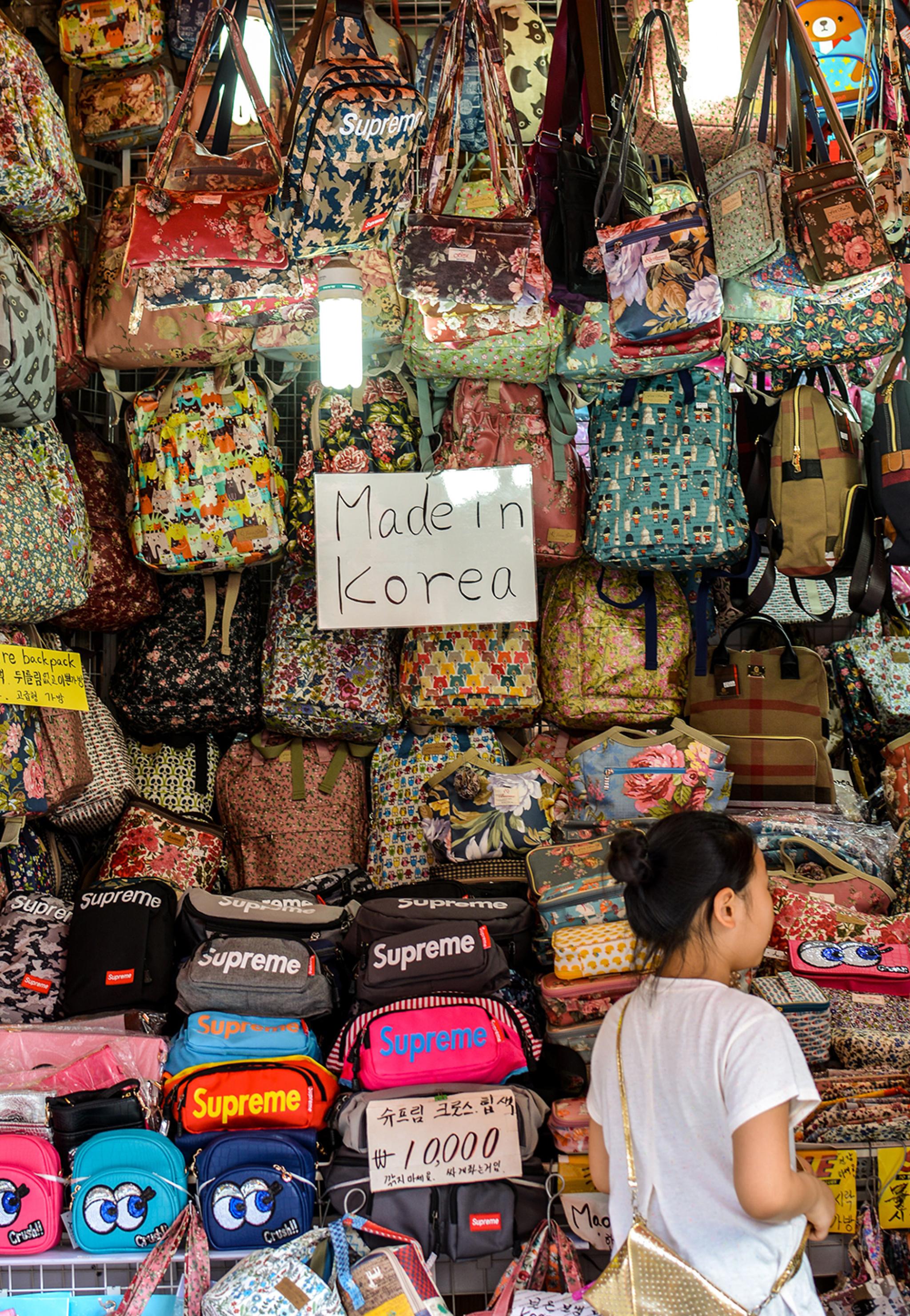 Korean market stall